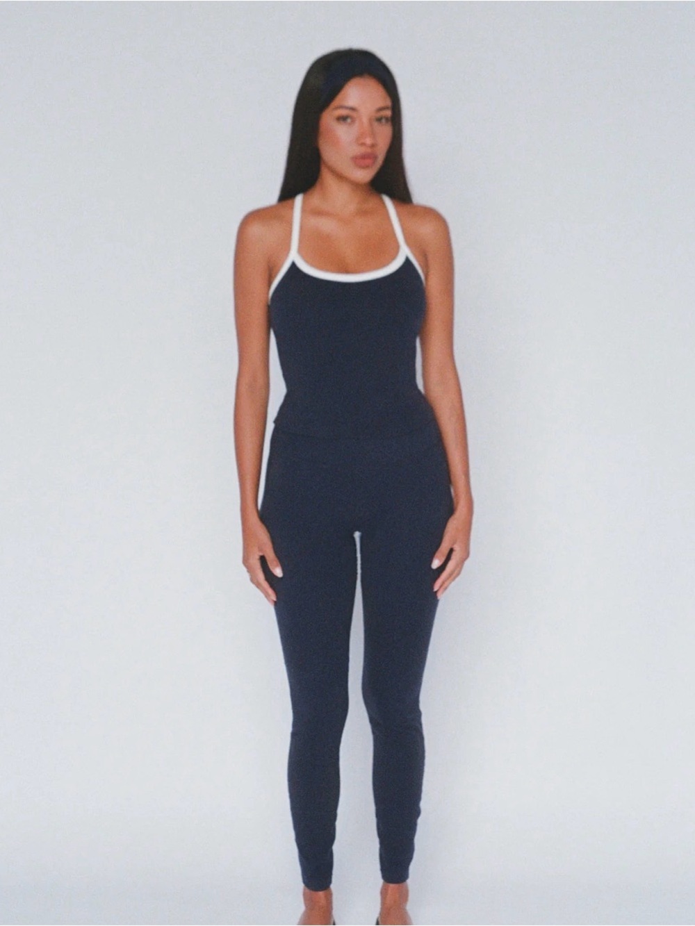 Layere Full Length Navy Leggings